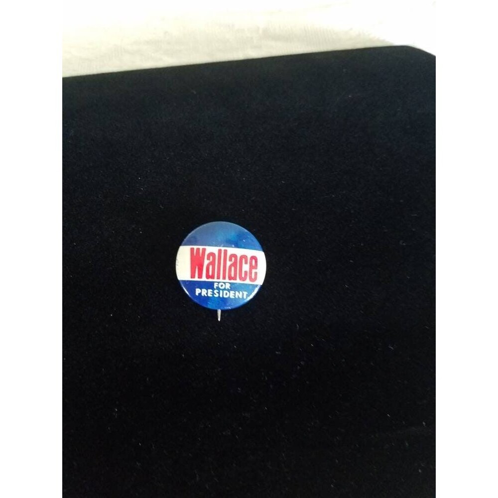 Wallace For President Button, Vintage Campaign Material